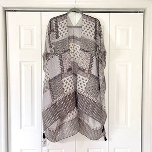 NWT Rai Bohemian Patchwork Summer Kimono